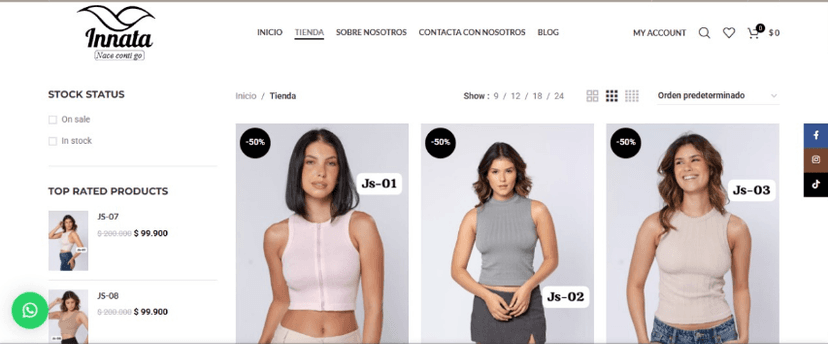 Byinnata - Tienda Virtual